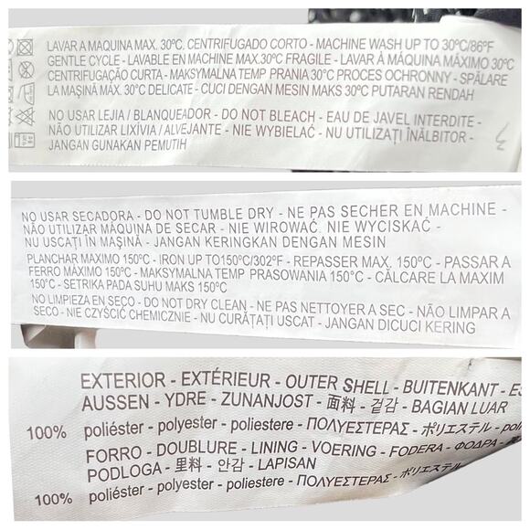 Zara Trafaluc Sheer Faux Wrap Dress XS Speckled Black Sexy LBD Party Club Gothic - Picture 15 of 16